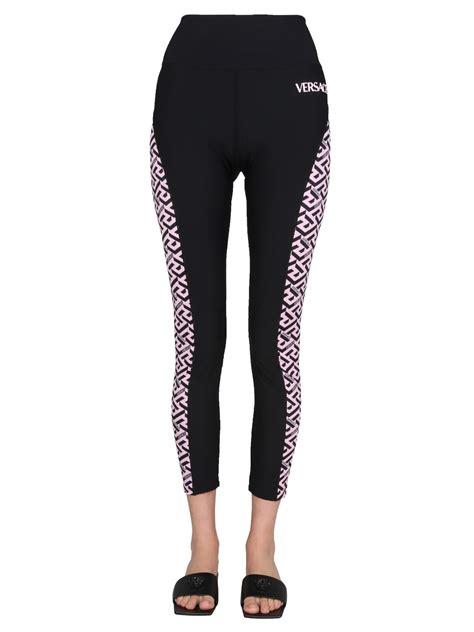 leggins versace nero|versace leggings for women.